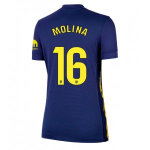Fotbalové Dres Atletico Madrid Nahuel Molina #16 Dámské Venkovní Oblečení 2025-26 Krátký Rukáv